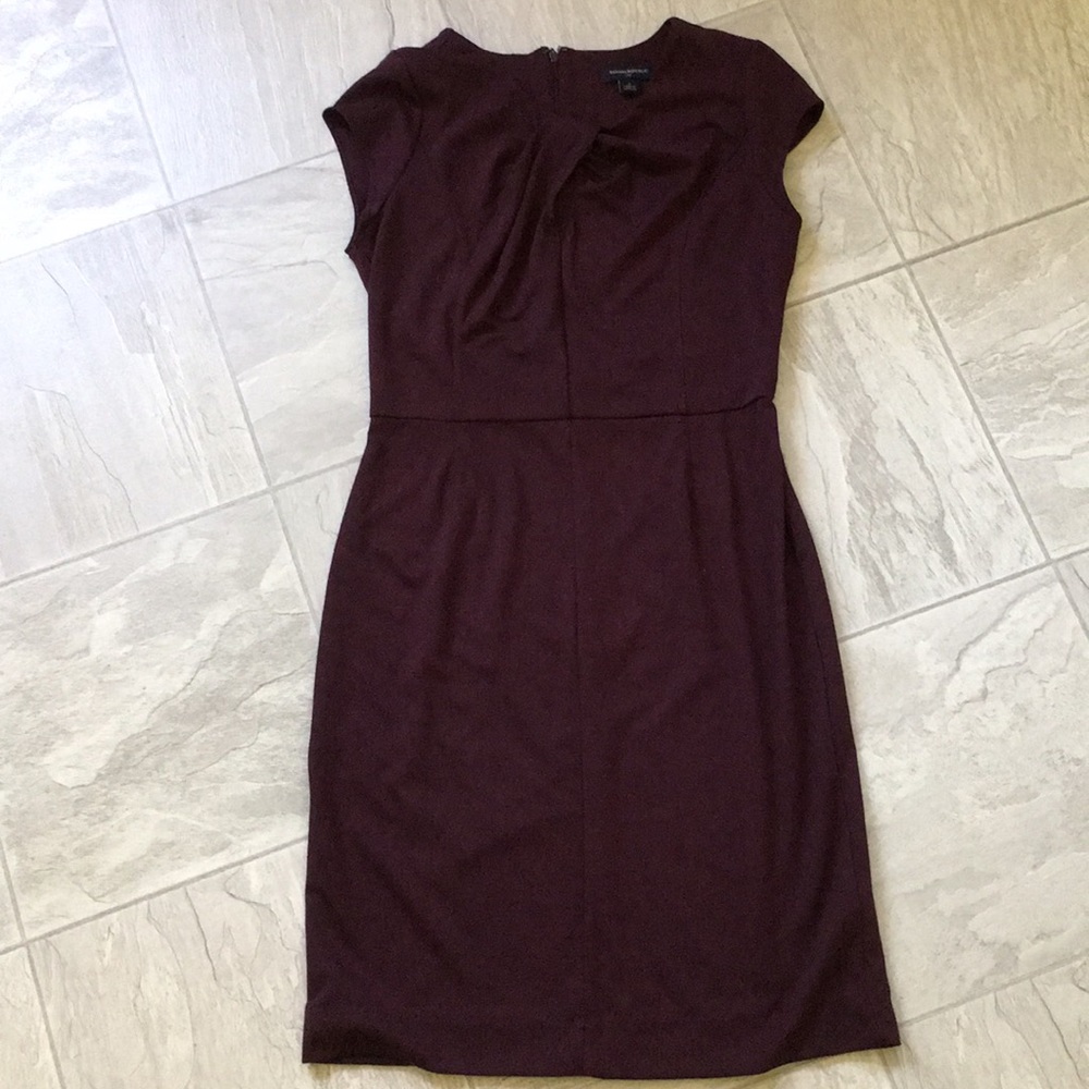Banana Republic maroon dress size 4